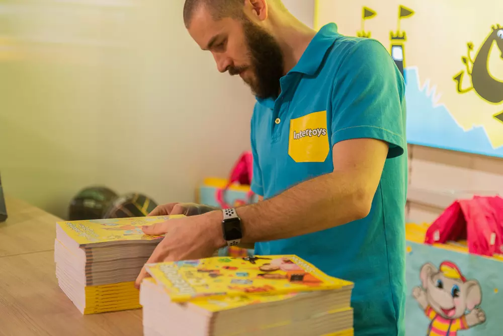 Werken in een winkel