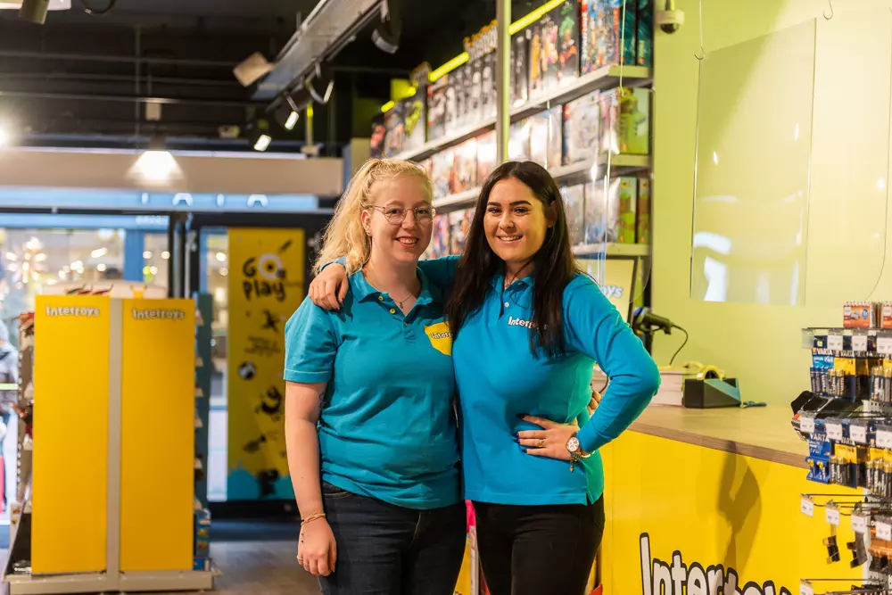 Werken in een winkel